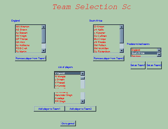 Java Cricket Screenshot